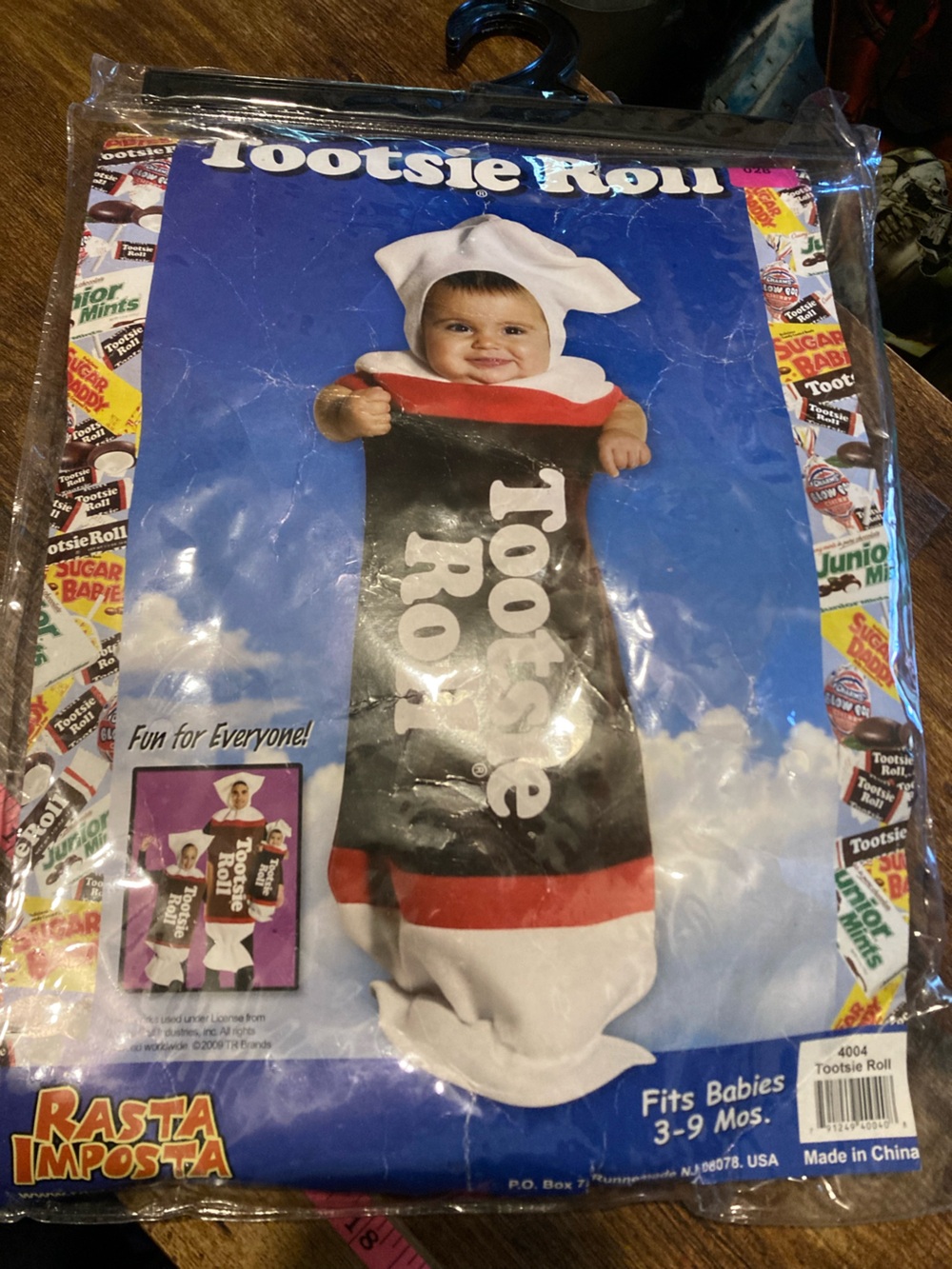 Rasta Imposta Tootsie roll costume for babies
